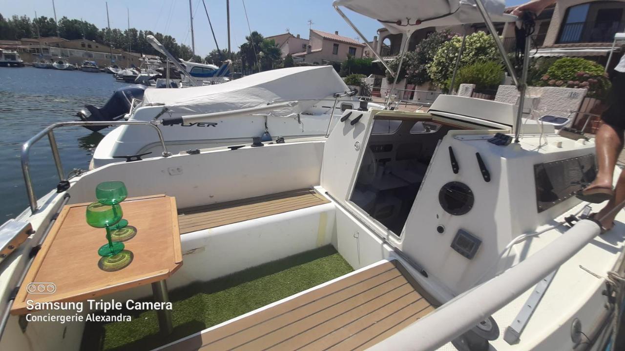 Nuit Insolite A Bord De L'Enata Un Voilier A Quai Sur La Marina De St Cyprien Saint-Cyprien  Exterior foto
