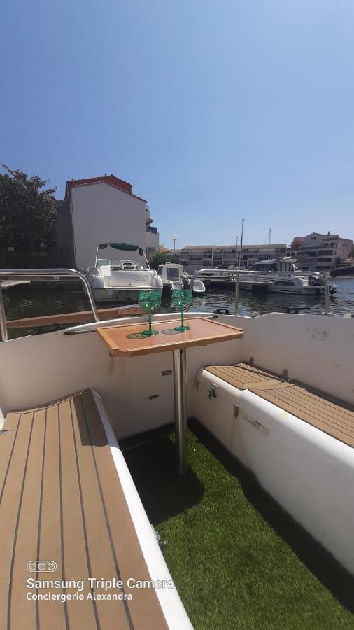 Nuit Insolite A Bord De L'Enata Un Voilier A Quai Sur La Marina De St Cyprien Saint-Cyprien  Exterior foto